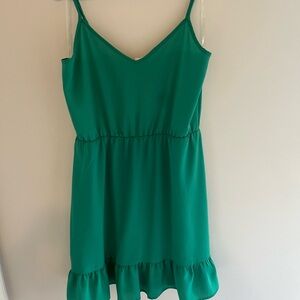 Green Sleeveless Dress